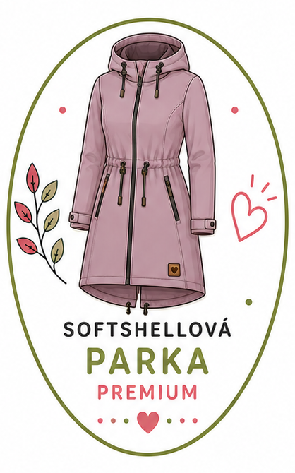Softshellové parky Premium