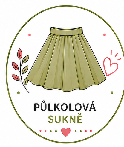 → Půlkolová sukně