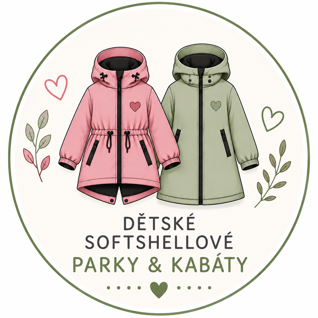 Dětské softshellové parky & kabáty