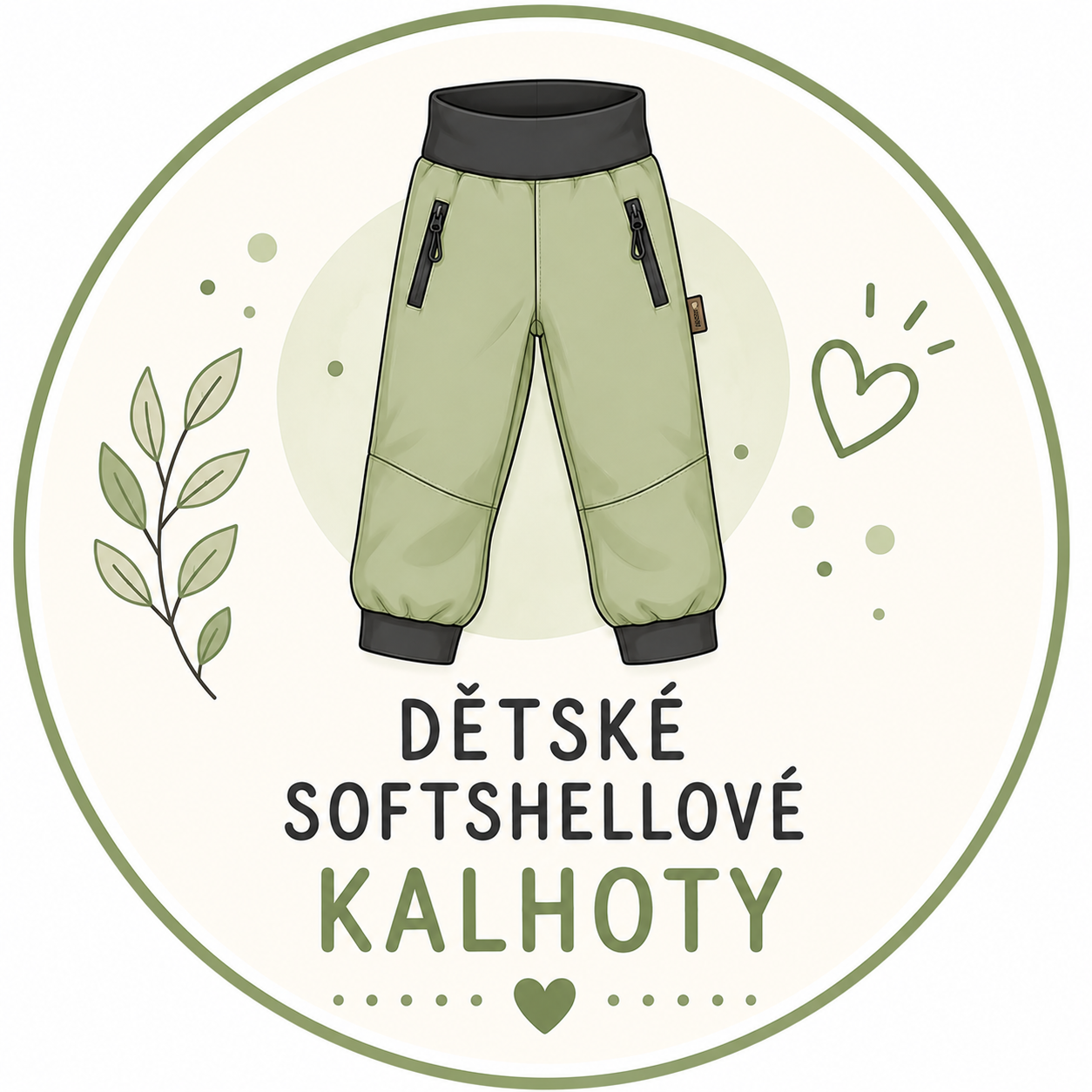 Dětské softshellové kalhoty