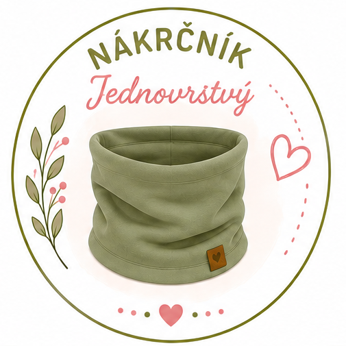 → nákrčník bavlněný -jednovrstvý 