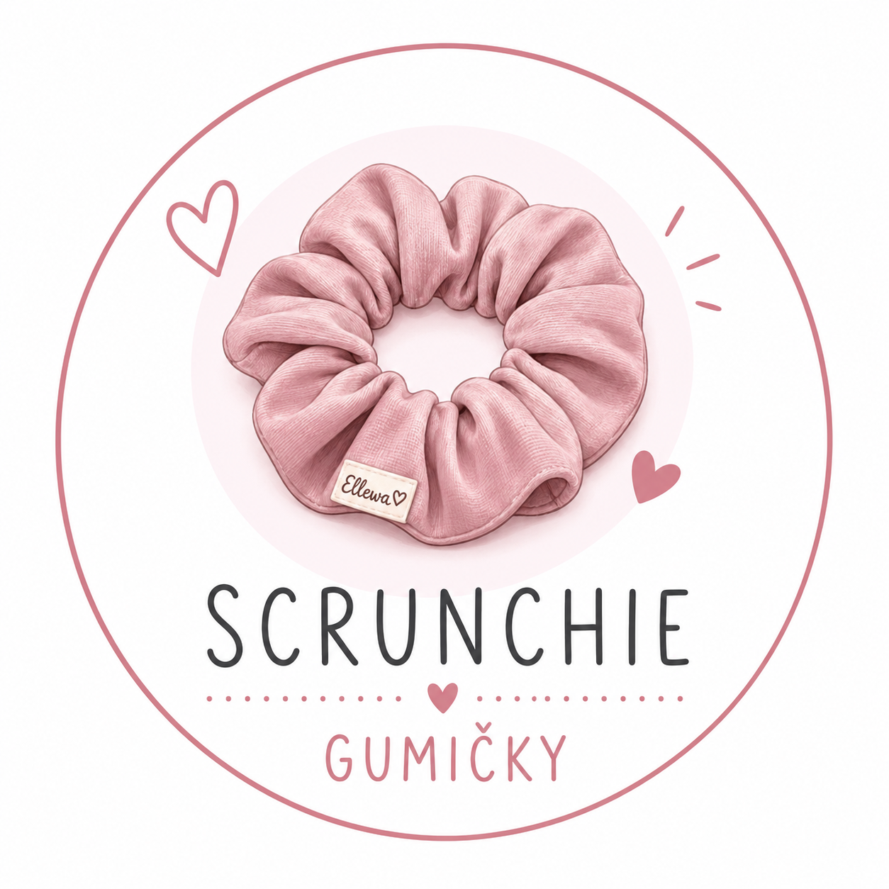 SCRUNCHIE GUMIČKY ❤️