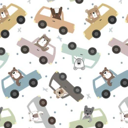 Tričko UPF50-autíčka