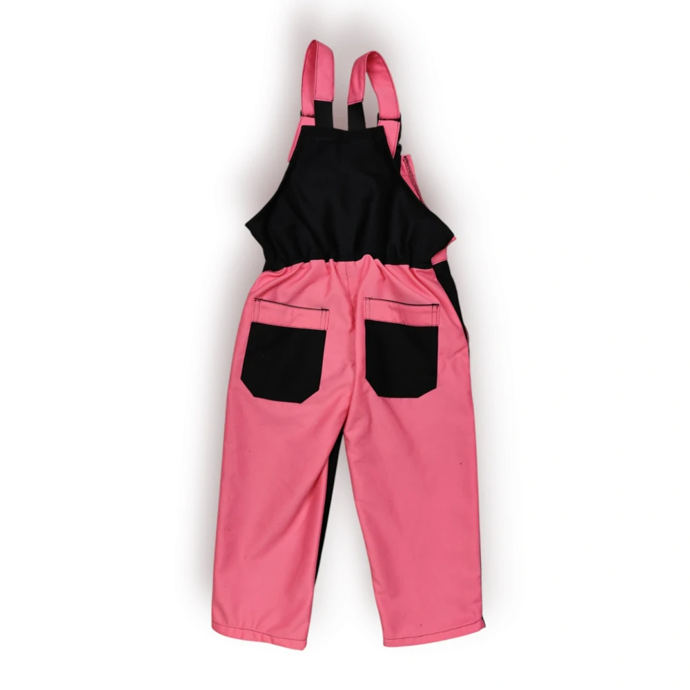 Montérky klasik růžová/černá -s potiskem