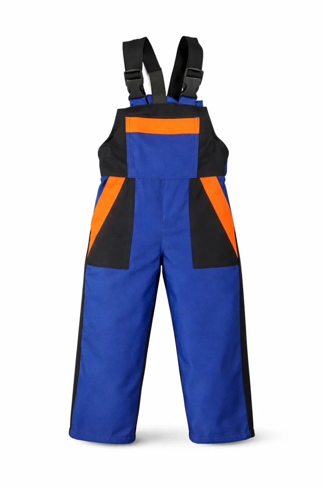 Montérky klasik Modrá /černá /oranžová-bez potisku