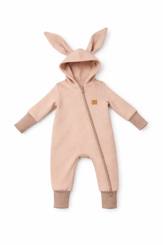 Rostoucí celoroční overal -béžová tmavá