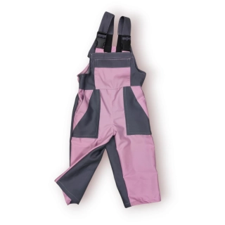 Montérky klasik starorůžová /tmavě šedá-bez potisku