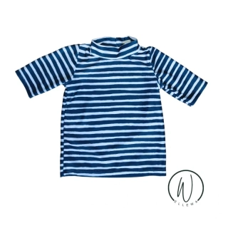 Tričko UPF50-modrý proužek