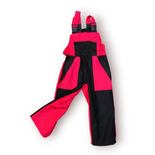 Montérky klasik purpurová/černá-bez potisku