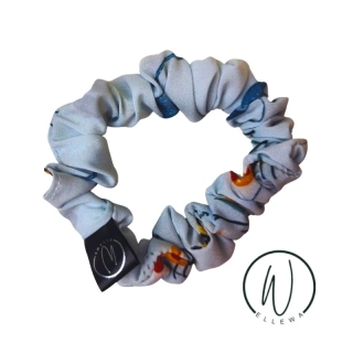 Scrunchie plavková S - včeličky