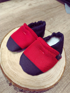 Letní capáčky síťovina -červená