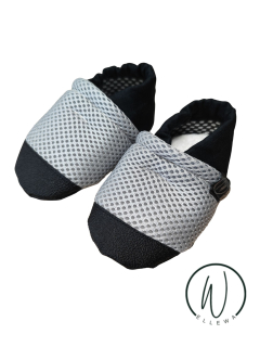 Letní capáčky síťovina -světle šedá