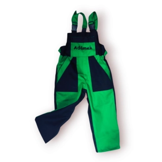 Montérky klasik zelená/černá-s potiskem