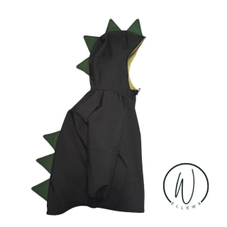 Softshellová bunda Premium -Dino černá/thaki