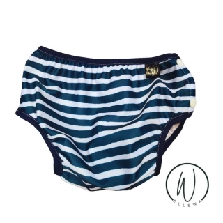 Baby plavky UPF50-modrý proužek