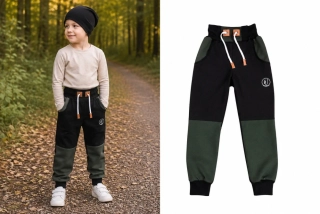 Softshellové kalhoty Premium -černá/thaki