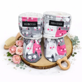 Capáčky softshell/beránek-kočky