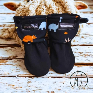 Capáčky softshell/beránek-dino