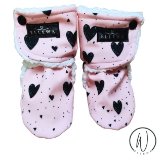 Capáčky Softshell/extra beránek -srdíčka