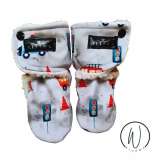 Capáčky softshell/fleece-hasiči,policie