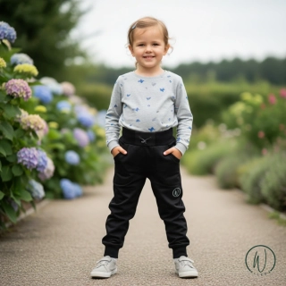 Softshellové kalhoty klasik/beránek-černá